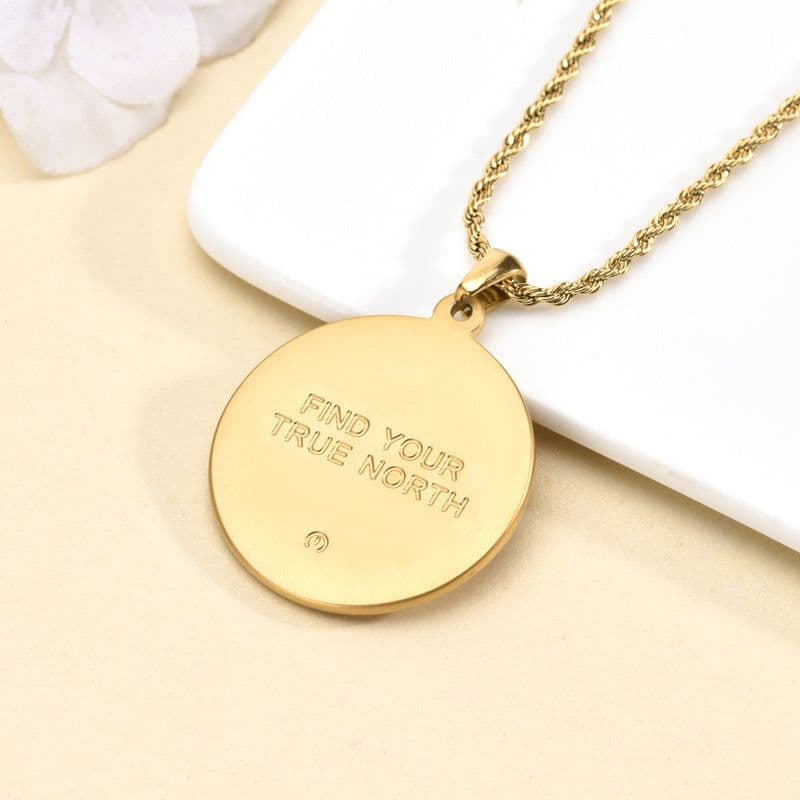 image-European and American Jewelry Wholesale Vietnam Shajin Mandala Four-pointed Star Pendant Mandala Men and Women Couples Mantra Necklace