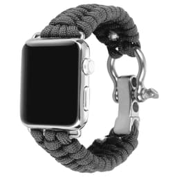 image-Apple Watch 7 Nylon Braided Strap - Camouflage Black