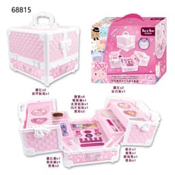 image-Kids Makeup Toy Suitcase - Princess Makeup Set for Girls 7-14 Years Old - Birthday Gift