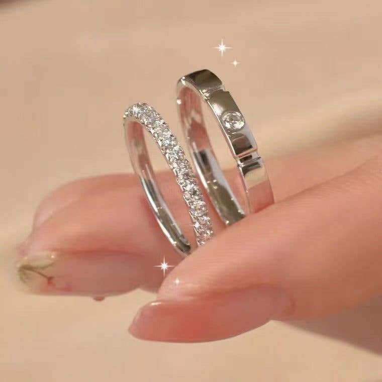 image-Official Couples Rings - Fresh & Sweet Korean Style Copper Jewelry - 2023