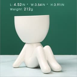 image-Sanwuxuan Nordic Ceramic Succulent Pot