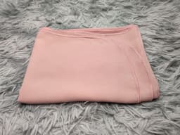 image-Polyester Bright Satin Robe - Dark Pink Long Sleeve