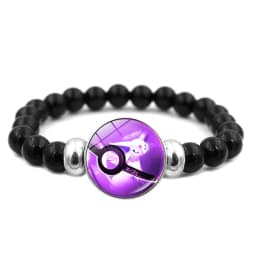 image-Bracelet Male and Female Students Creative Beaded Bracelet Two-dimensional Anime Pokémon Hand Jewelry