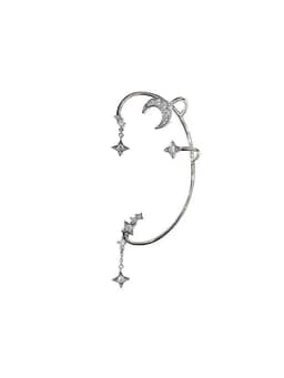 image-Moon Ear Clip Bone Conduction Earring - South Korea Design, No Piercing