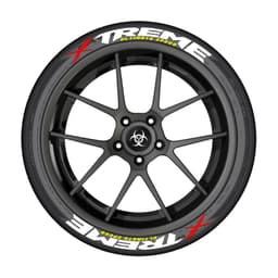 image-XTREME Car Tire Sticker 3D PVC - 1.25"