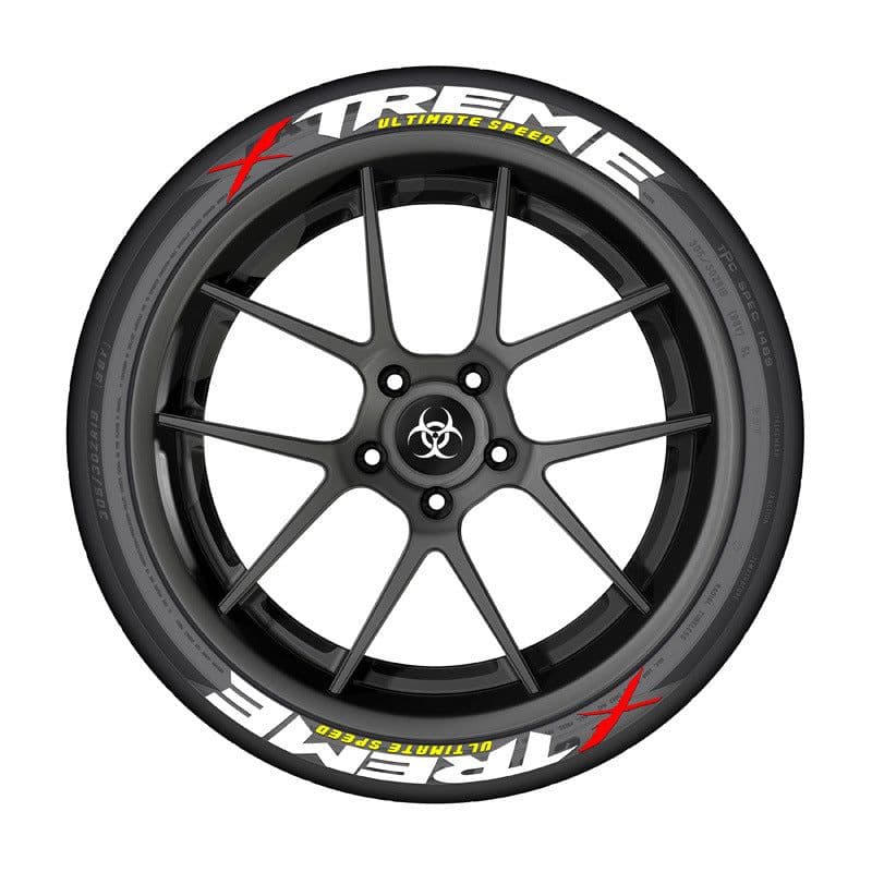 image-XTREME Car Tire Sticker 3D PVC - 1.25"