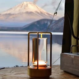 image-Grammy Outdoor Metal Table Lamp - Black Touch Modern
