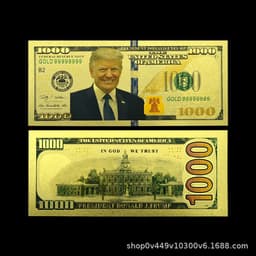 image-Trump Gold Foil Commemorative Card Set