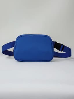image-Sports Fitness Waist Bag - Orange Nylon Unisex