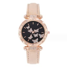 image-Douyin Women's Butterfly Digital Watch - Fashionable Simple