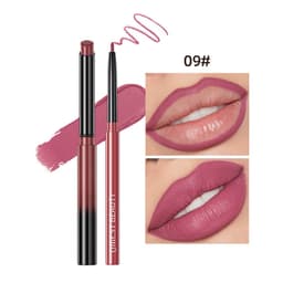 image-QIBEST Lipstick Lip Liner Set - Matte Nude Waterproof