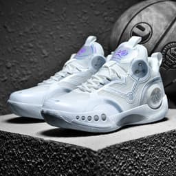 image-Zodi Basketball Shoes - High Top, Shock-Absorption, Breathable