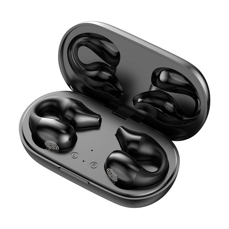 image-HIFI T20B Sports Bluetooth Headset - Ear Clip, IPX4 Waterproof, 5.3, 4-8hr Battery