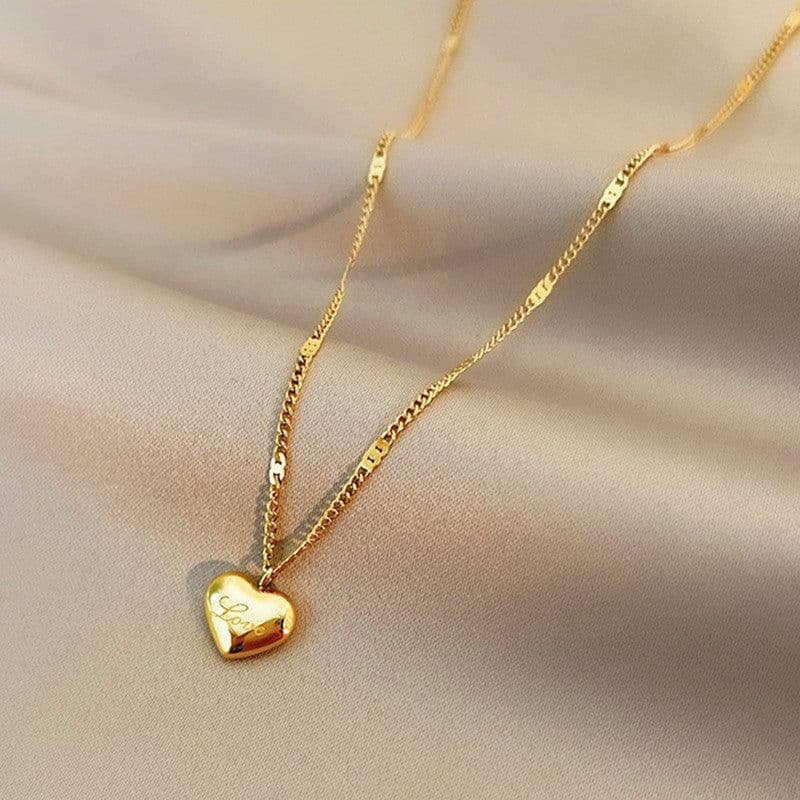 image-Titanium Steel Diamond Necklace - Women's Clavicle Chain
