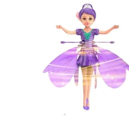 image-Flying Fairy Doll RC Aircraft - Blue Induction Toy