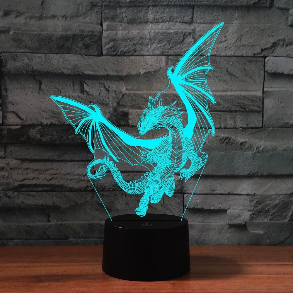 image-Dinosaur 3D LED Night Light Remote Control 16 Color