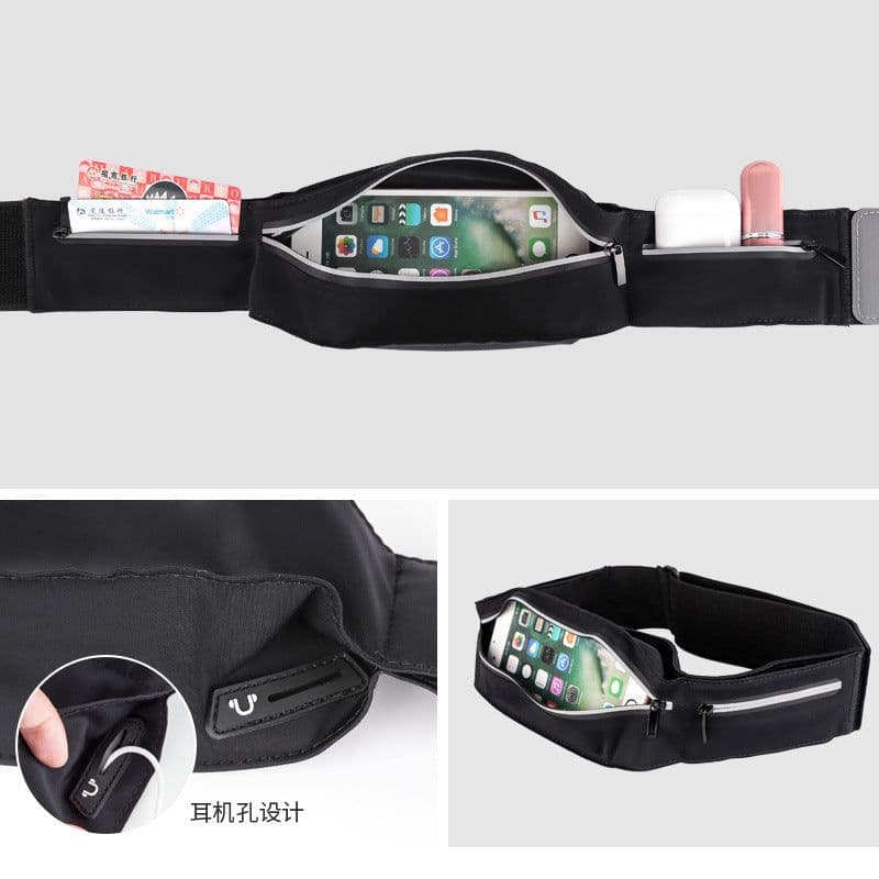 image-CWILKES Waist Bag - Black Reflective Waterproof