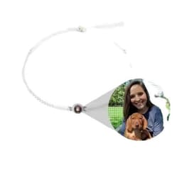 image-I Luv U Projection Woven Bracelet - Couples