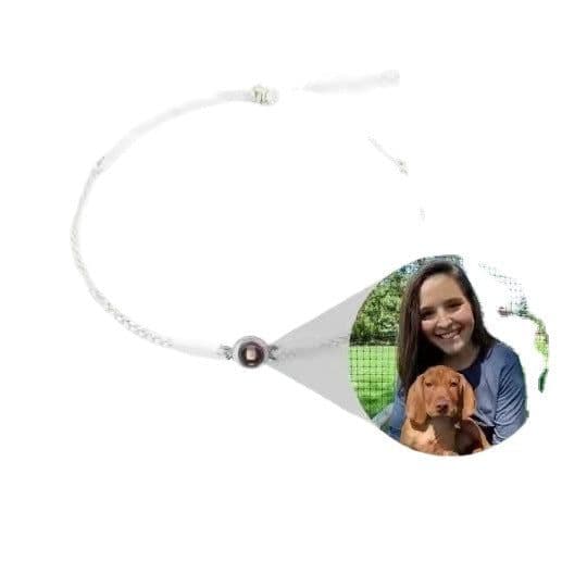 image-I Luv U Projection Woven Bracelet - Couples