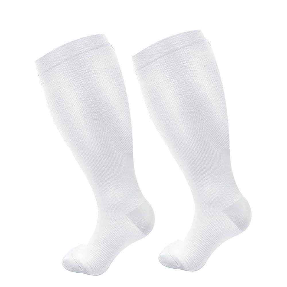 image-Compression Socks Plus Size 3XL-6XL Solid