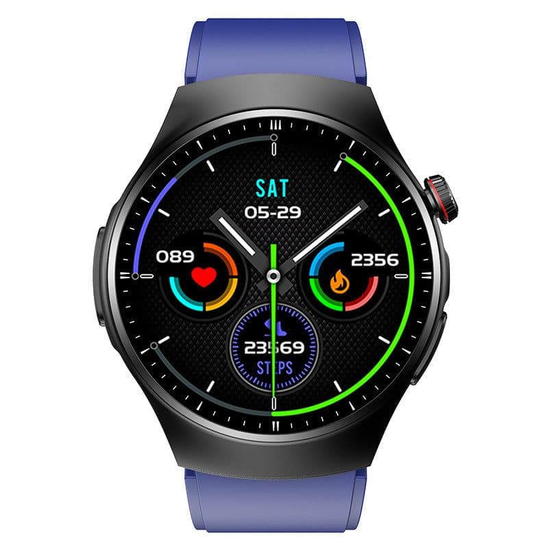 image-Smart TK25 Watch - Blood Oxygen, Heart Rate, Pedometer, Bluetooth Call - Black