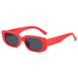 image-Small Square Frame Sunglasses - Retro UV Protection