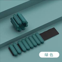 image-skedas Weight-Bearing Bracelet Silicone Gray 4lb Pair