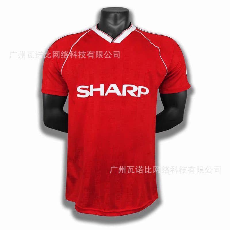image-Football Jersey - Retro Home Away Long Sleeve Polyester