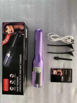 image-New cross-border 3rd generation charging 2 in 1 hair trimmer hair styling multi-function hair chopper hair split end trimmer
