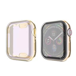 image-Suitable for Apple TPU electroplating case protective case apple iwatch6 5 all-inclusive protective cover Apple watch case