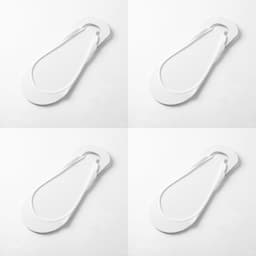 image-Half-palm suspenders sponge pad suspenders ice silk boat socks female hollow out invisible half summer sweat-absorbing thin invisible socks
