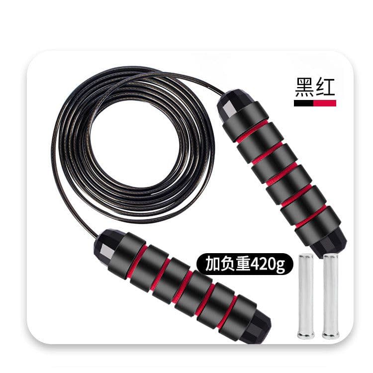 image-Zhefen Fitness Skipping Rope - 2.8m Steel Wire, PP Material, Kids, Fat Loss