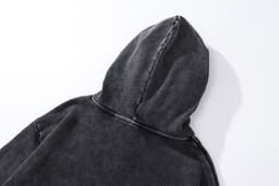 image-Cotton Fleece Hoodie - Kangaroo Pocket Loose Fit XXL