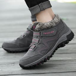 image-Unisex Winter Hiking Shoes - Gray Blue Size 49