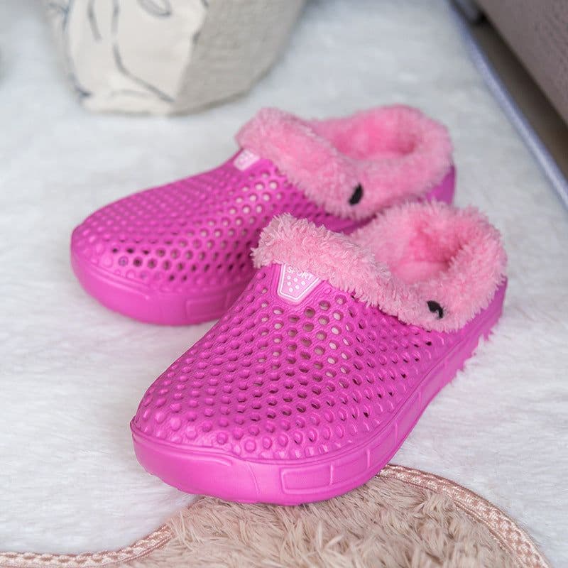 image-Cotton Slippers Women's Unisex White Low Heel