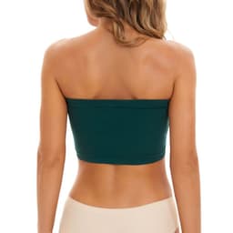 image-Seamless Strapless Bandeau Bra - Mocha XXXL Plus Size