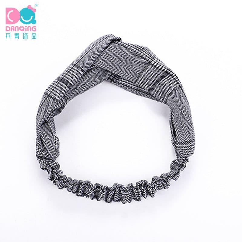 image-Korean spring and summer cross elastic headband chiffon silk headband ladies headband hair accessories sports face wash headwear wholesale