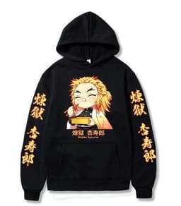 image-Men's & Women's Anime Hooded Hoodie - Large Size
