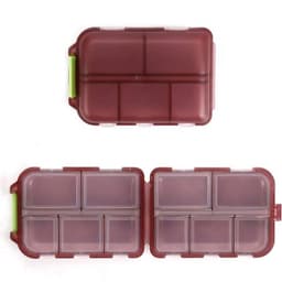 image-Peng Qiao Pill Box 10 Compartments - Pink