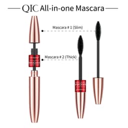 image-YANQINA Dual-Effect Waterproof Mascara - Black 10ml
