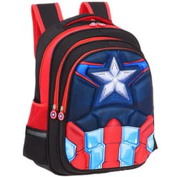 image-Sly Bird Cartoon School Bag - Red, Toddler Boy 3D Superman