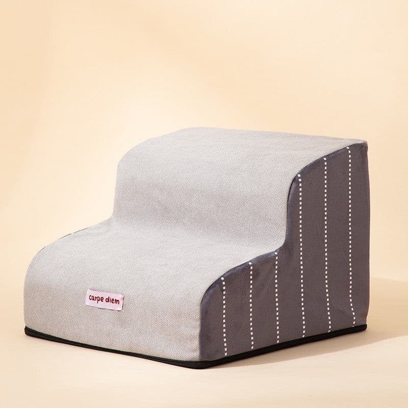 image-Pet stairs detachable sponge steps small dog vacuum type on the sofa bed climbing ladder slope type dog climbing ladder