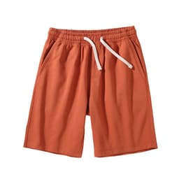 image-Heavyweight Cotton Shorts - Green 3XL Loose Casual Japanese Design