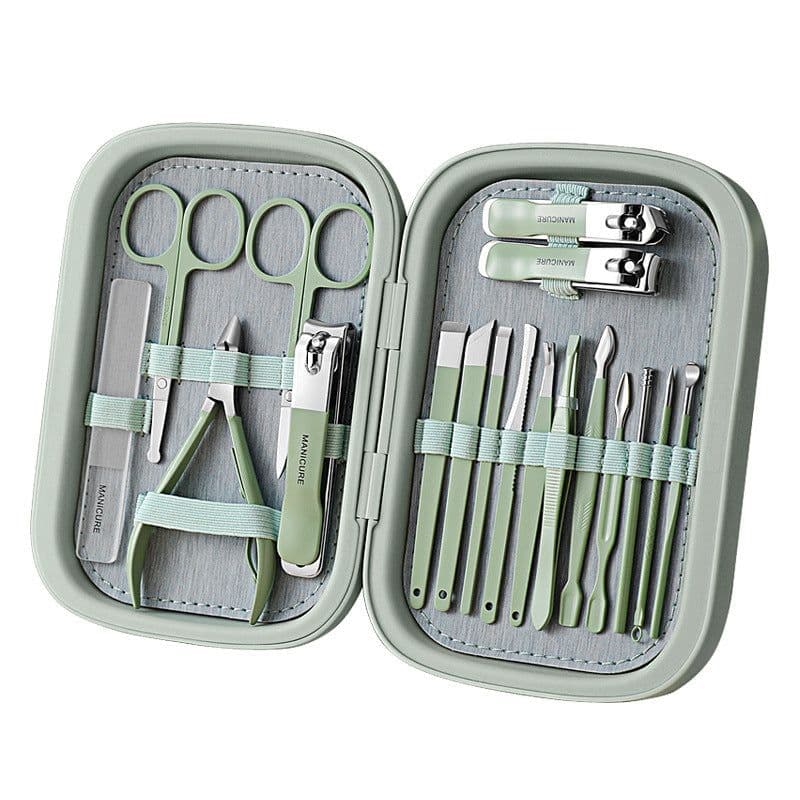 image-New Stainless Steel Nail Clippers Set - Manicure Pedicure