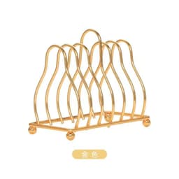 image-Luxury Gold Foil Acrylic Coaster Set - Heat Resistant Nordic Pad