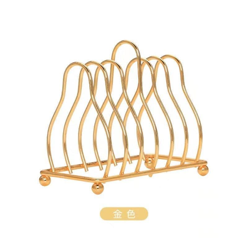 image-Luxury Gold Foil Acrylic Coaster Set - Heat Resistant Nordic Pad