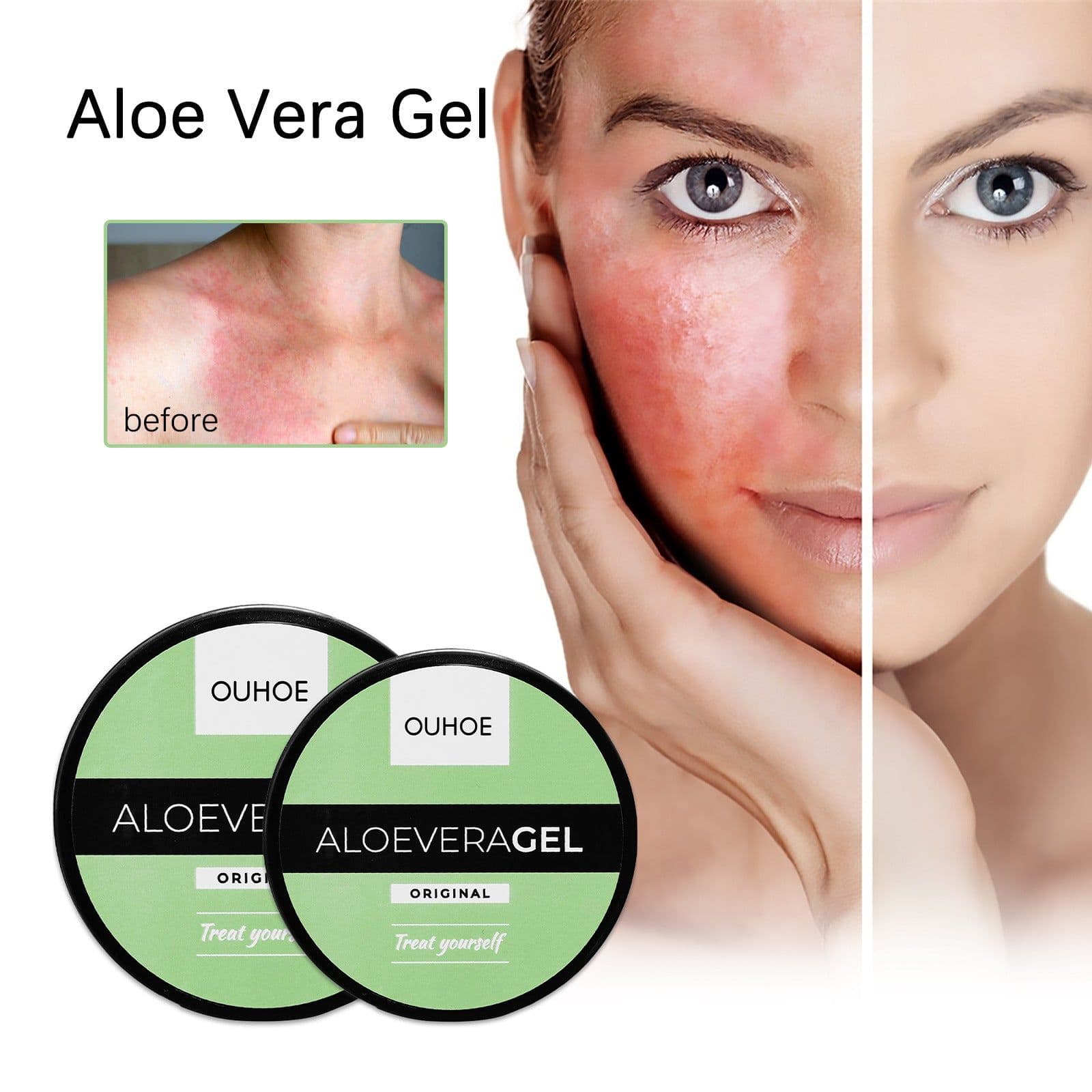 image-OUHOE Aloe Vera Tanning Cream 100g