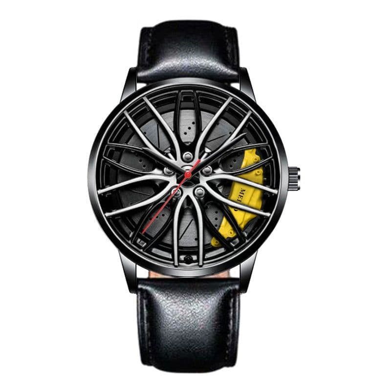 image-Men's Sports Watch - Racing Design 41mm
