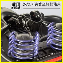 image-Bicycle saddle mountain bike cushion hollow big butt comfortable shock-absorbing ball hollow breathable universal seat
