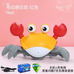 image-Sensor Escape Crab Toy - Orange Induction Interactive